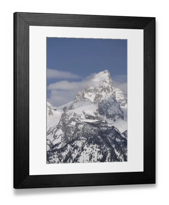 Framed Print : USA, Wyoming, Grand Teton National Park. Clouds over mountains during spring snowstorm Framed Print : USA, Wyoming, Grand Teton National Park. Clouds over mountains during spring snowstorm