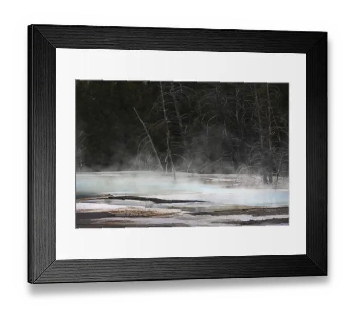 Framed Print : Colorful hot spring on top of Canary Spring, Mammoth Hot Springs, Yellowstone National Park, Wyoming Framed Print : Colorful hot spring on top of Canary Spring, Mammoth Hot Springs, Yellowstone National Park, Wyoming
