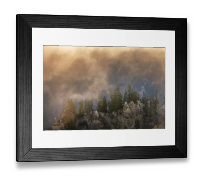 Framed Print : View from Artist Point at sunrise, Grand Canyon of Yellowstone, Yellowstone National Park, Wyoming