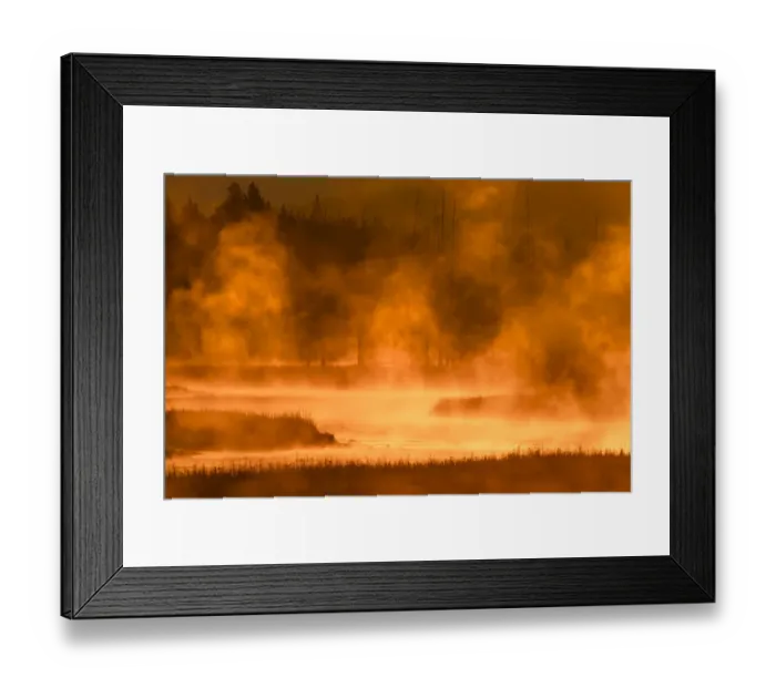 Framed Print : Madison River at sunrise, Yellowstone National Park, Wyoming Framed Print : Madison River at sunrise, Yellowstone National Park, Wyoming