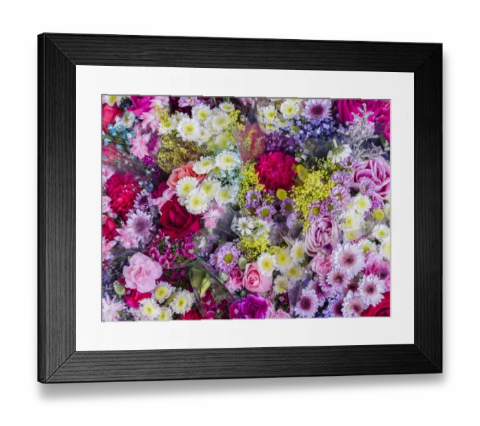 Framed Print : China, Hong Kong. Flower market Framed Print : China, Hong Kong. Flower market