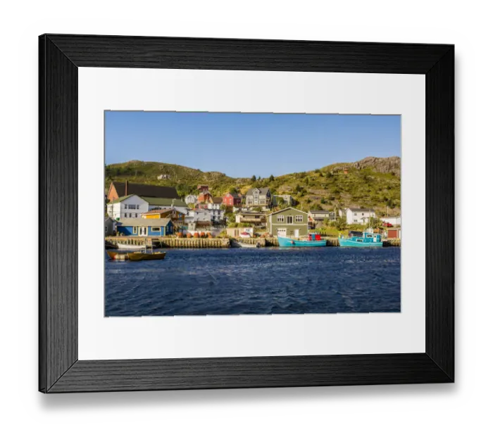Framed Print : Fishing village of Petty Harbor, Newfoundland, Canada Framed Print : Fishing village of Petty Harbor, Newfoundland, Canada