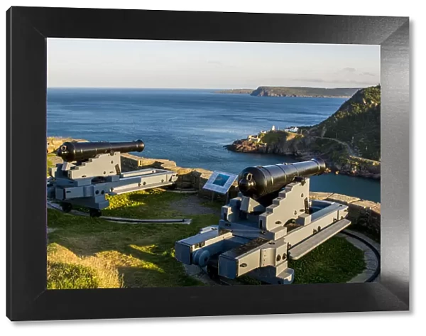 Queens Battery, Cabot Tower, Signal Hill National Historic Site, St. John s, Newfoundland, Canada
