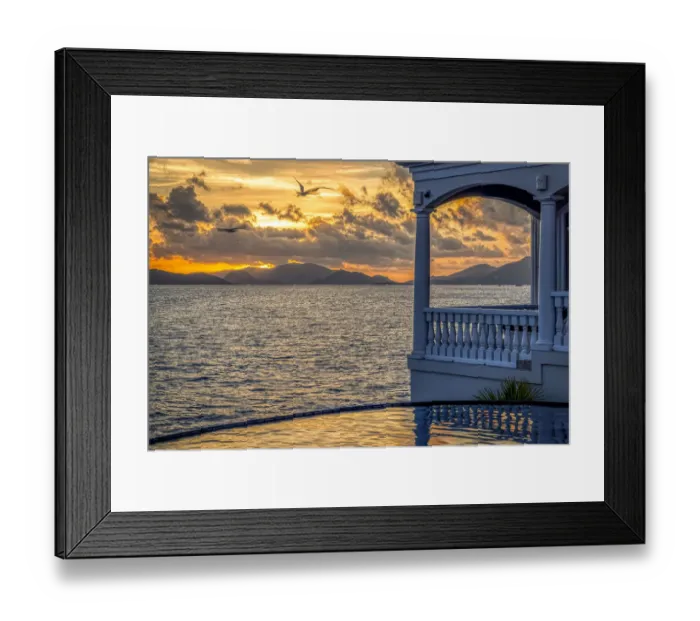 Framed Print : West Indies, U. S. Virgin Islands, St. Thomas