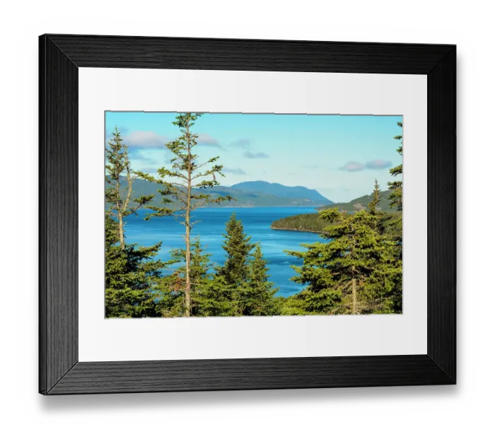 Framed Print : Gros Morne National Park, Wild Cove on Bonne Bay, Newfoundland, Canada Framed Print : Gros Morne National Park, Wild Cove on Bonne Bay, Newfoundland, Canada