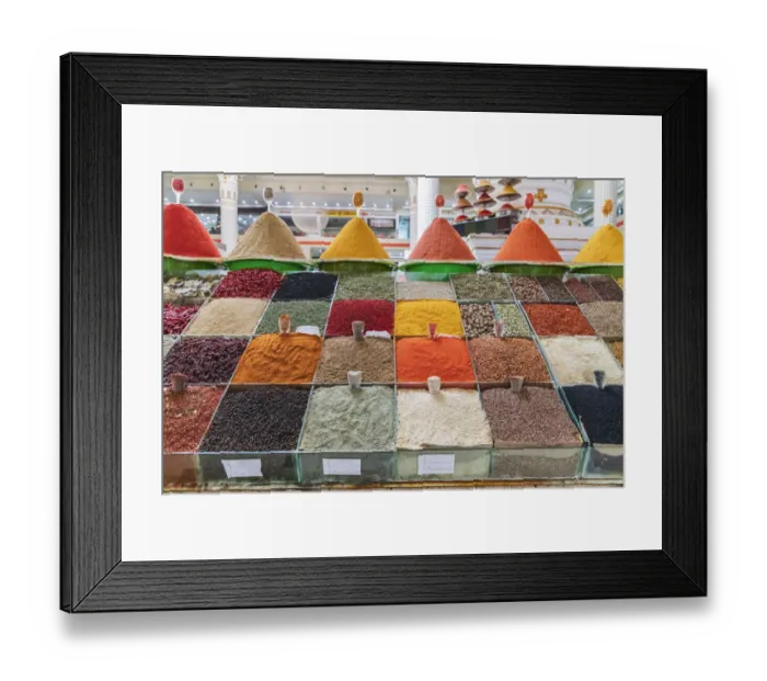 Framed Print : Dushanbe, Tajikistan. Spices for sale at the Mehrgon Market in Dushanbe Framed Print : Dushanbe, Tajikistan. Spices for sale at the Mehrgon Market in Dushanbe