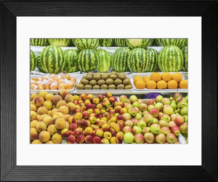 Framed Print : Dushanbe, Tajikistan. Fresh fruit for sale at the Mehrgon Market in Dushanbe Framed Print : Dushanbe, Tajikistan. Fresh fruit for sale at the Mehrgon Market in Dushanbe