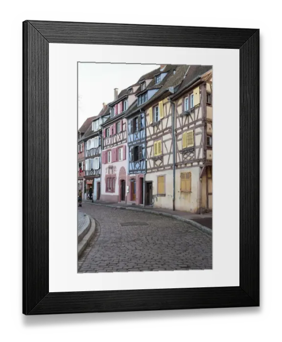 Framed Print : Colmar, France. Old town Colmar which was founded in the 9th century Framed Print : Colmar, France. Old town Colmar which was founded in the 9th century