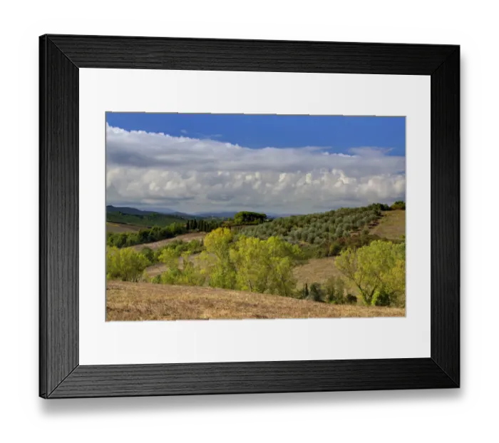 Framed Print : Italy, Tuscany. Tuscan landscape Framed Print : Italy, Tuscany. Tuscan landscape