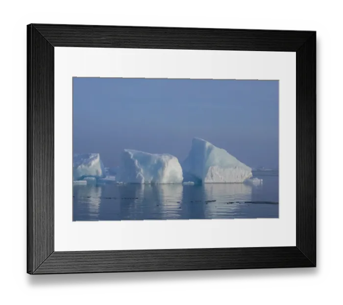 Framed Print : Norway, High Arctic. Ice landscape with icebergs Framed Print : Norway, High Arctic. Ice landscape with icebergs