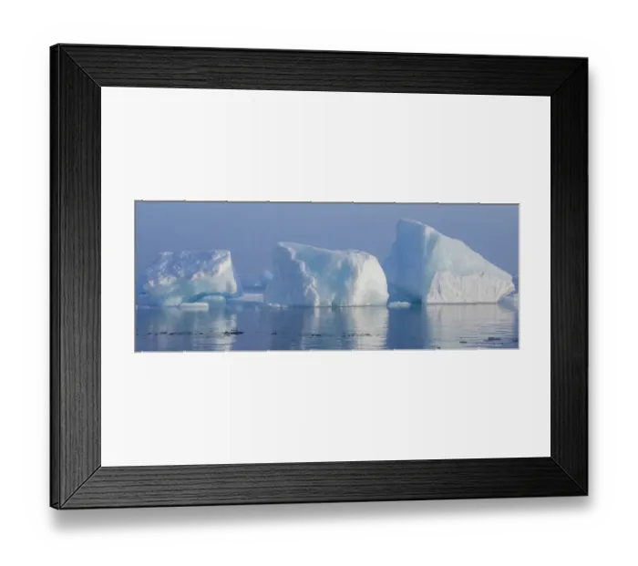 Framed Print : Norway, High Arctic. Ice landscape with icebergs Framed Print : Norway, High Arctic. Ice landscape with icebergs