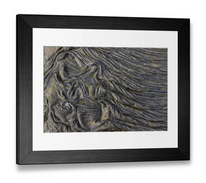 Framed Print : Recent Pahoehoe lava flow, Sullivan Bay, Santiago Island, Galapagos Islands, Ecuador