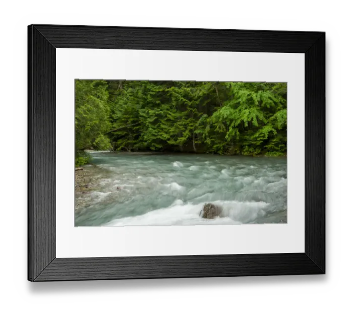 Framed Print : Costa Rica blue river Framed Print : Costa Rica blue river