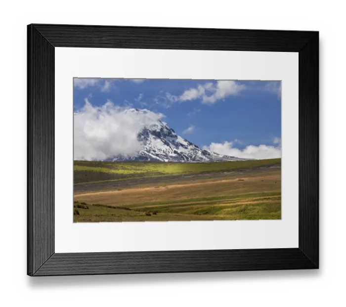 Framed Print : Antisana volcano, Antisana National Park, Ecuador