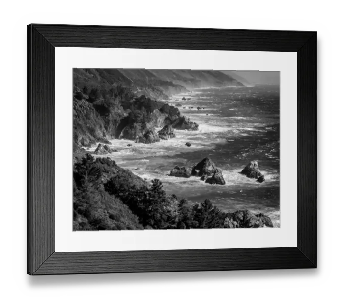 Framed Print : USA, California, Big Sur, Sunny day on the Central Coast Framed Print : USA, California, Big Sur, Sunny day on the Central Coast