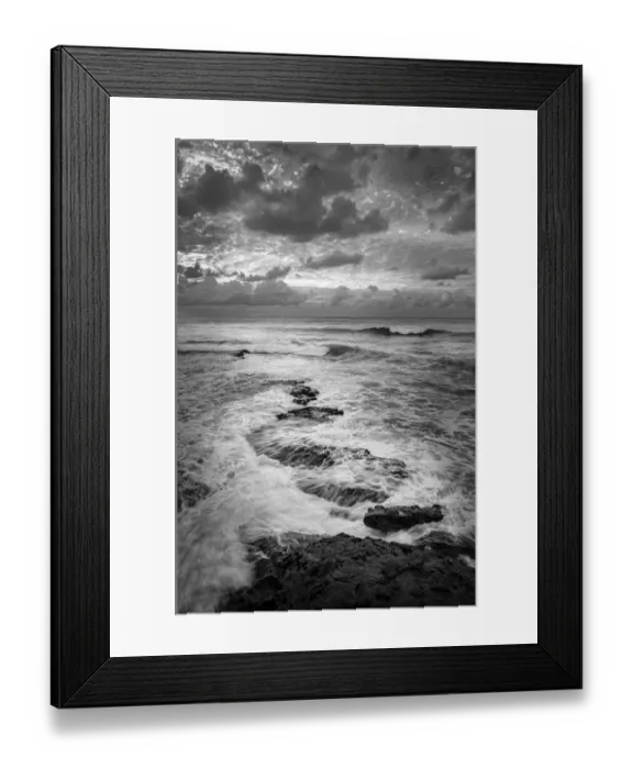 Framed Print : USA, California, La Jolla. Ocean and rocks at dusk Framed Print : USA, California, La Jolla. Ocean and rocks at dusk