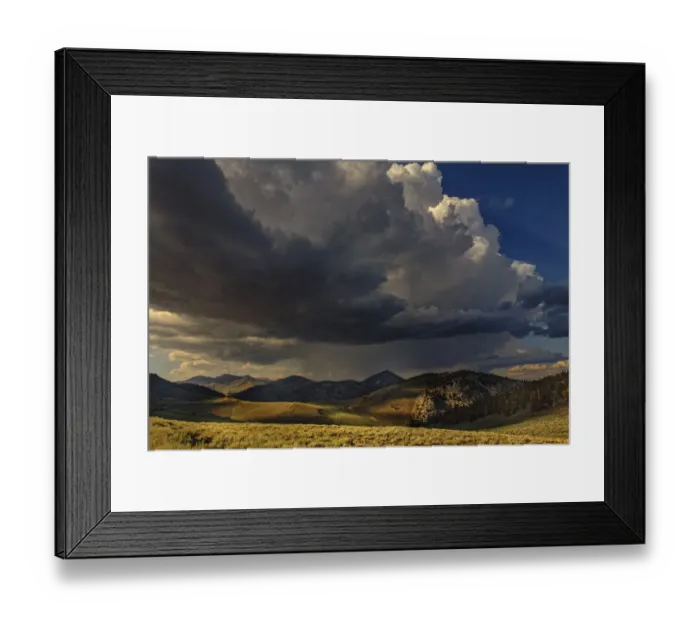 Framed Print : Storm clouds rolling in at sunset, White Mountains, Inyo National Forest, California Framed Print : Storm clouds rolling in at sunset, White Mountains, Inyo National Forest, California