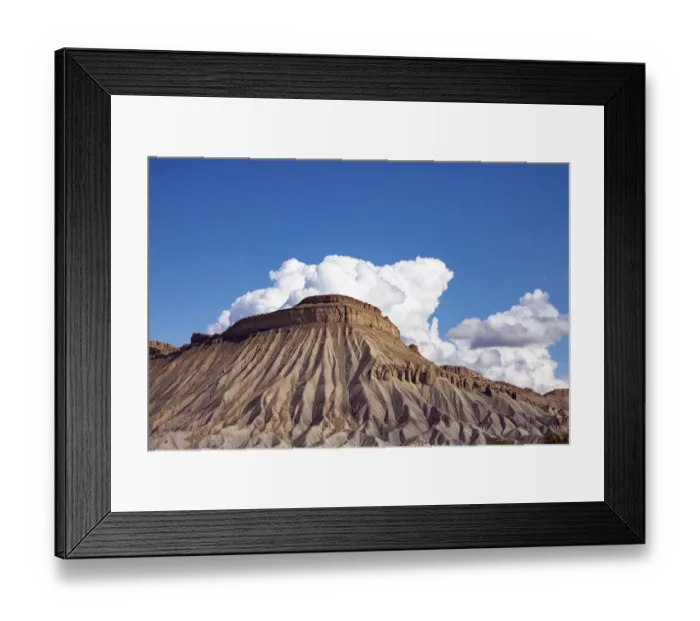 Framed Print : USA, Colorado, Grand Junction. Little Book Cliffs
