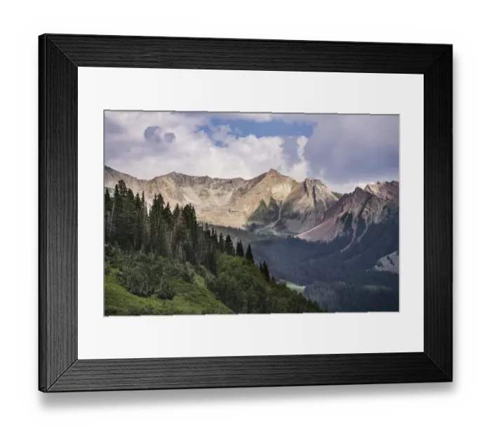 Framed Print : USA, Colorado, Gunnison National Forest. Landscape with Avery Peak Framed Print : USA, Colorado, Gunnison National Forest. Landscape with Avery Peak
