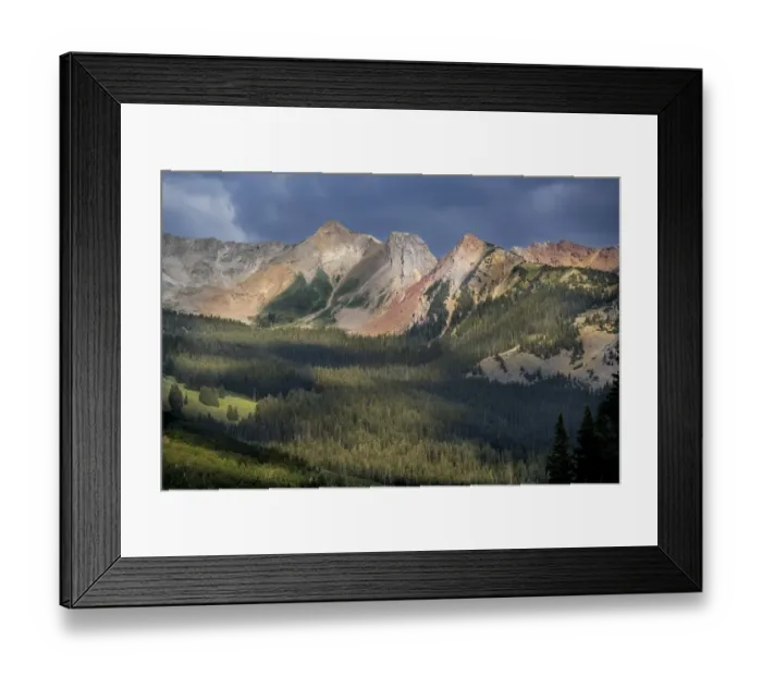 Framed Print : USA, Colorado, Gunnison National Forest. Landscape with Avery Peak Framed Print : USA, Colorado, Gunnison National Forest. Landscape with Avery Peak