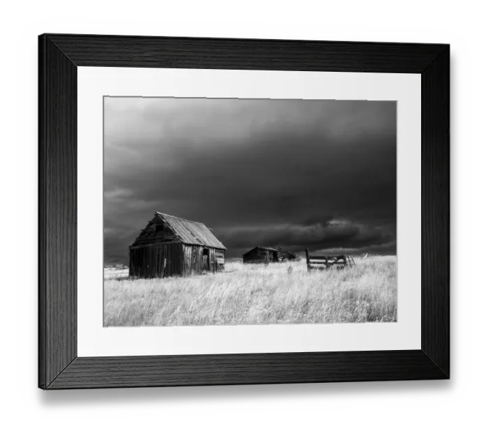 Framed Print : USA, Idaho, Highway 36, Liberty storm passing over old wooden barn Framed Print : USA, Idaho, Highway 36, Liberty storm passing over old wooden barn