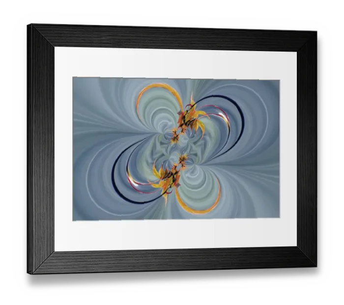 Framed Print : Rain falling on Japanese Maple leaves in autumn, Louisville, Kentucky
