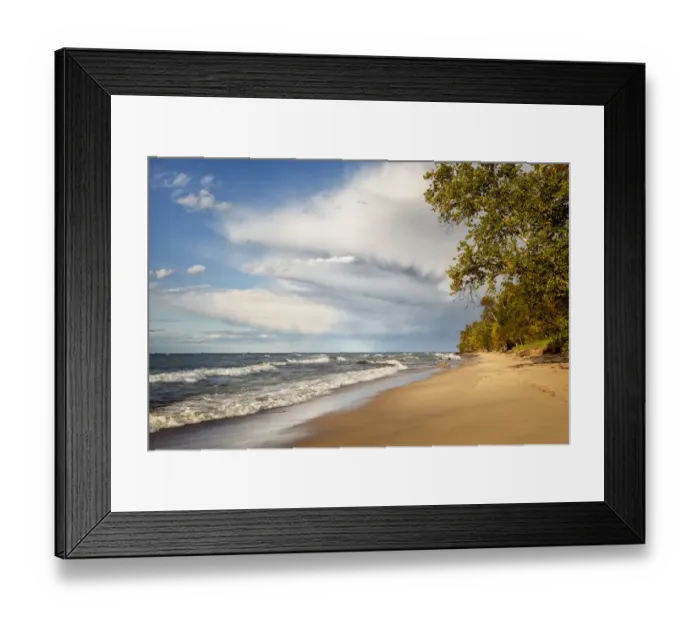 Framed Print : USA, Michigan, Munising, Receding storm clouds at Pictured Rocks National Lakeshore Framed Print : USA, Michigan, Munising, Receding storm clouds at Pictured Rocks National Lakeshore