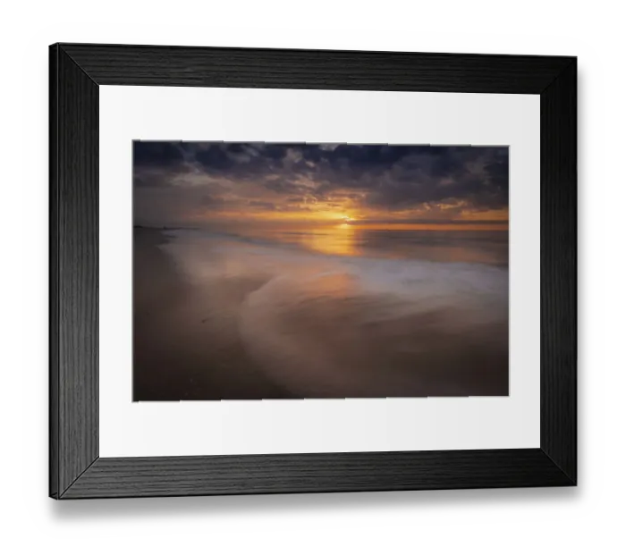 Framed Print : USA, New Jersey, Cape May National Seashore. Sunrise on ocean shore Framed Print : USA, New Jersey, Cape May National Seashore. Sunrise on ocean shore