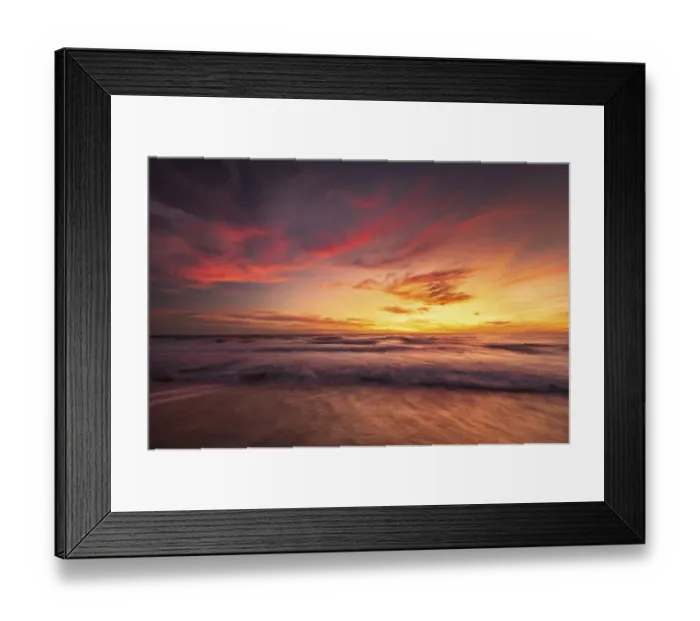 Framed Print : USA, New Jersey, Cape May National Seashore. Sunset on ocean shore Framed Print : USA, New Jersey, Cape May National Seashore. Sunset on ocean shore