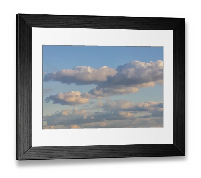 Framed Print : New York City, New York, USA. Clouds over New York City in late afternoon Framed Print : New York City, New York, USA. Clouds over New York City in late afternoon