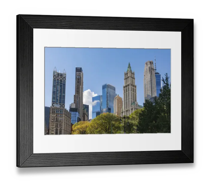Framed Print : Manhattan, New York, USA. Skyscrapers of Lower Manhattan Framed Print : Manhattan, New York, USA. Skyscrapers of Lower Manhattan