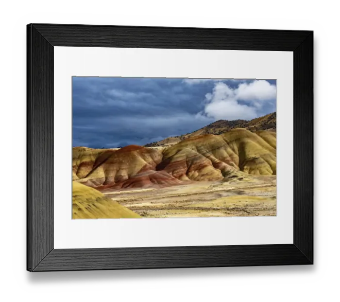 Framed Print : USA, John Day Fossil Beds, Painted Hills Unit Overlook Framed Print : USA, John Day Fossil Beds, Painted Hills Unit Overlook
