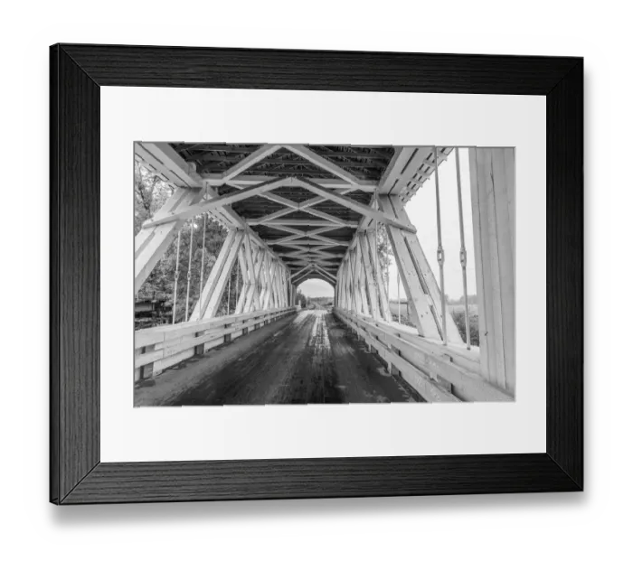 Framed Print : Gilkey Covered Bridge near Scio, Oregon, USA Framed Print : Gilkey Covered Bridge near Scio, Oregon, USA