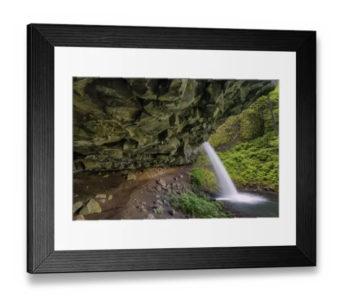 Framed Print : Ponytail Falls, Columbia River Gorge, Oregon Framed Print : Ponytail Falls, Columbia River Gorge, Oregon
