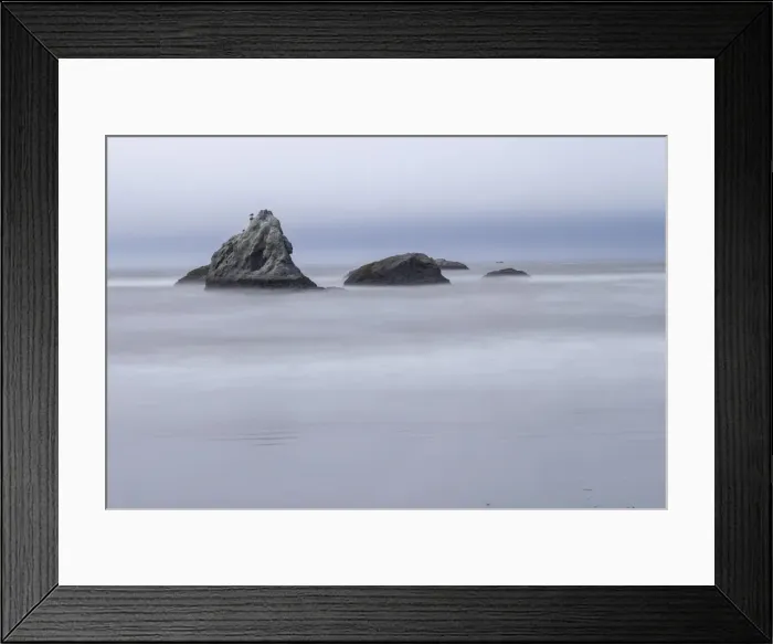 Framed Print : Usa, Oregon, Bandon. Bandon Beach