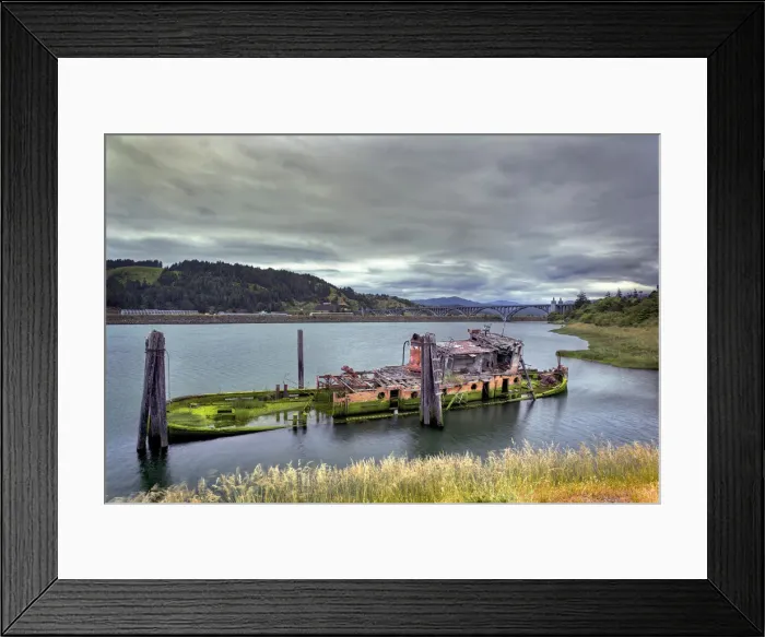 Framed Print : Historic shipwreck, Mary D. Hume, a National Register of Historic Places, Gold Beach, Oregon Framed Print : Historic shipwreck, Mary D. Hume, a National Register of Historic Places, Gold Beach, Oregon