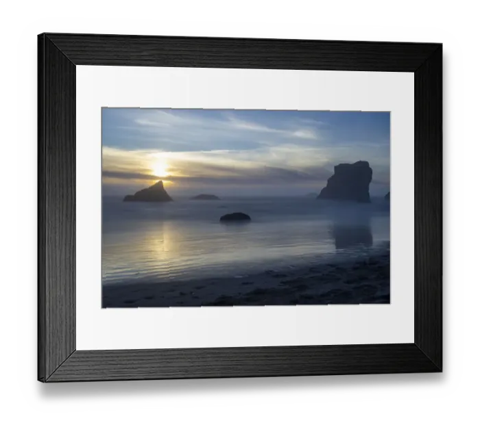 Framed Print : Usa, Oregon, Bandon. Bandon Beach, Sunset at the Beach Framed Print : Usa, Oregon, Bandon. Bandon Beach, Sunset at the Beach