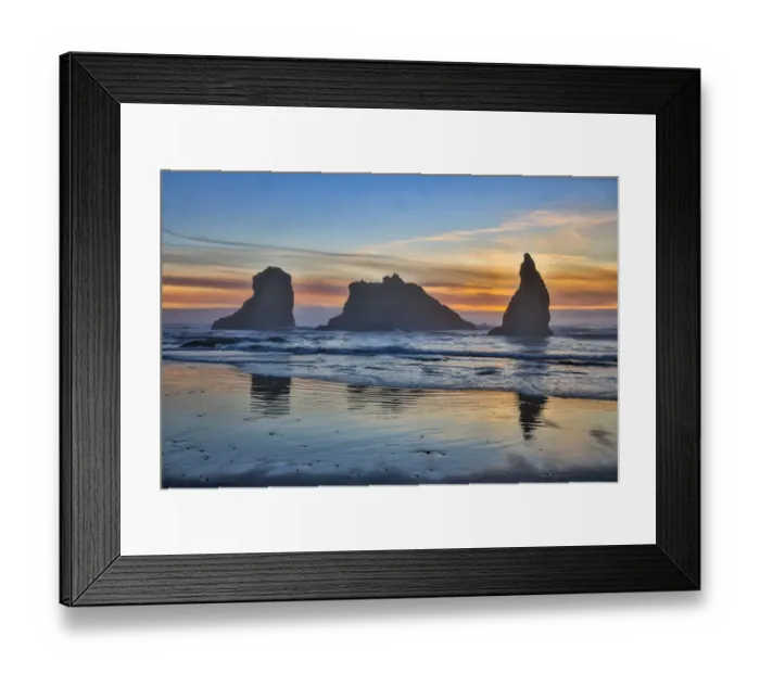 Framed Print : Usa, Oregon, Bandon. Bandon Beach, Sunset at the Beach Framed Print : Usa, Oregon, Bandon. Bandon Beach, Sunset at the Beach