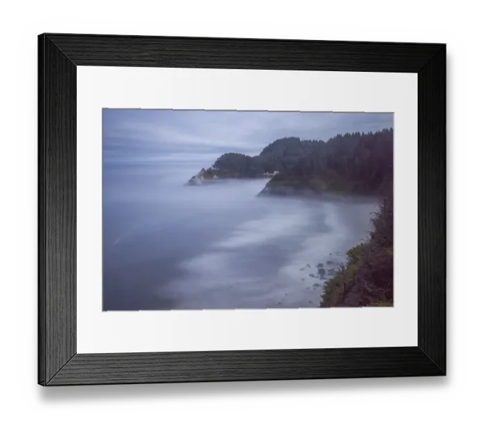 Framed Print : Usa, Oregon, Florence. Heceta Head Lighthouse, A Foggy Morning on the Pacific Surrounding the Heceta Head Lighthouse Framed Print : Usa, Oregon, Florence. Heceta Head Lighthouse, A Foggy Morning on the Pacific Surrounding the Heceta Head Lighthouse