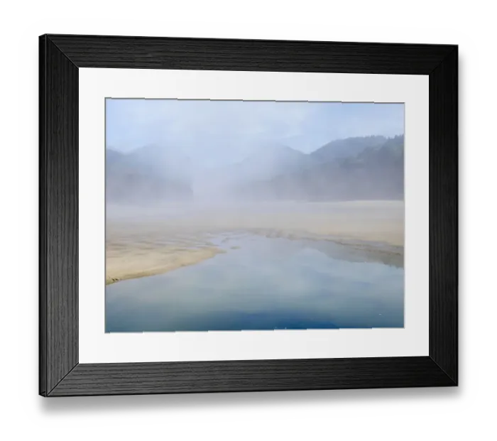 Framed Print : Oregon, Hug Point. Foggy beach Framed Print : Oregon, Hug Point. Foggy beach