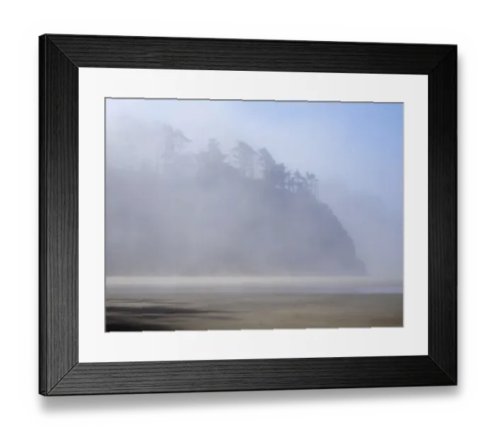 Framed Print : Oregon, Hug Point. Morning fog Framed Print : Oregon, Hug Point. Morning fog