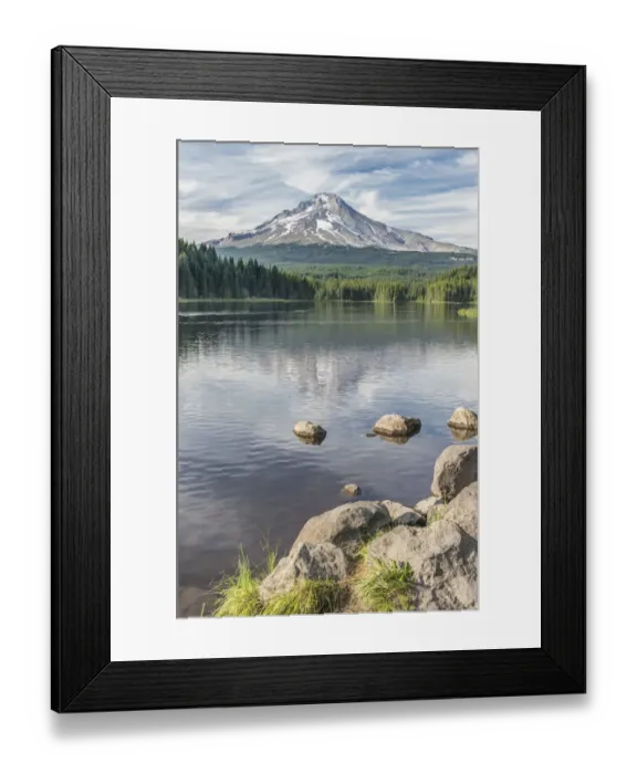 Framed Print : Oregon, Mt. Hood National Forest. Trillium Lake and Mt. Hood Framed Print : Oregon, Mt. Hood National Forest. Trillium Lake and Mt. Hood