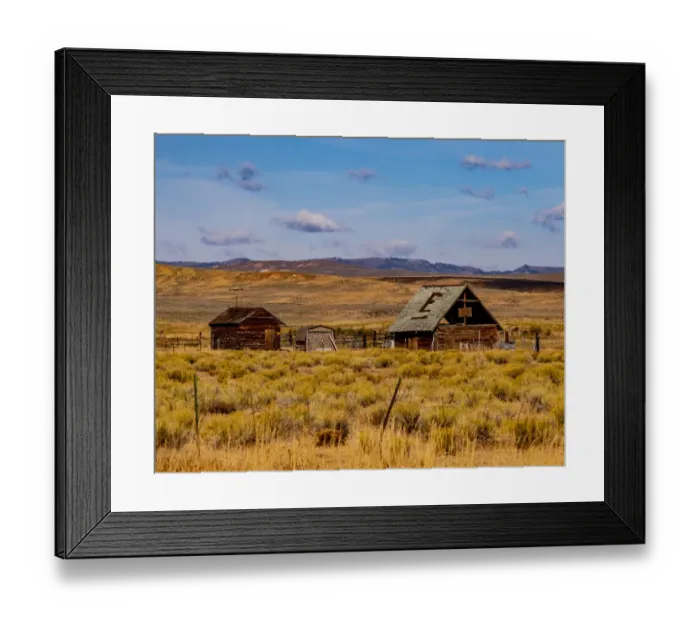 Framed Print : USA, Utah, old wooden barn and shed along highway 39 west of Woodruff Framed Print : USA, Utah, old wooden barn and shed along highway 39 west of Woodruff