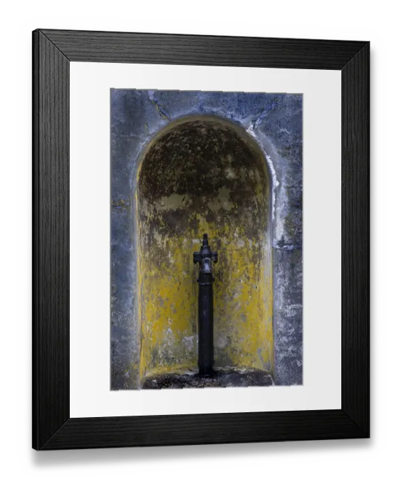 Framed Print : USA, Washington State, Fort Flagler State Park. Detail of weathered alcove Framed Print : USA, Washington State, Fort Flagler State Park. Detail of weathered alcove