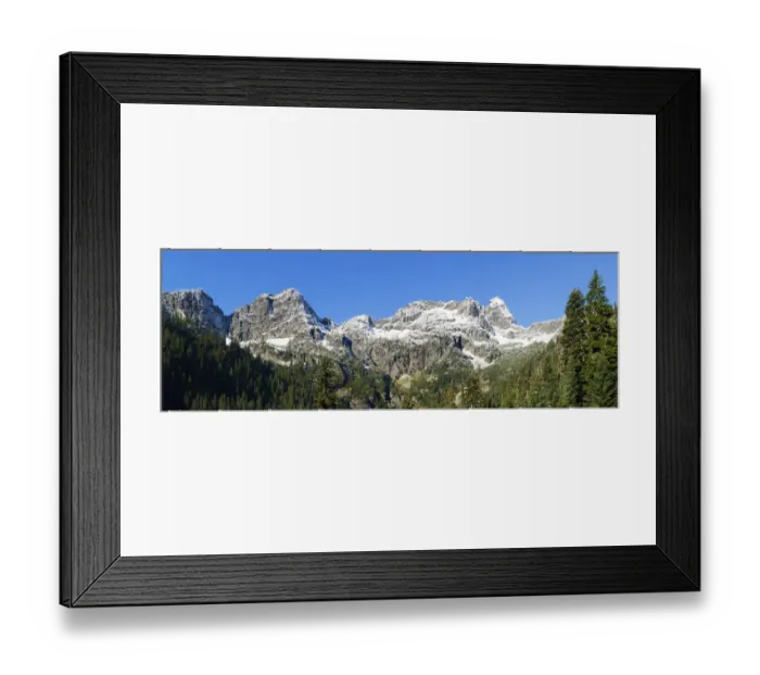 Framed Print : Washington State, Cascade Range. Chair Peak on far right Framed Print : Washington State, Cascade Range. Chair Peak on far right