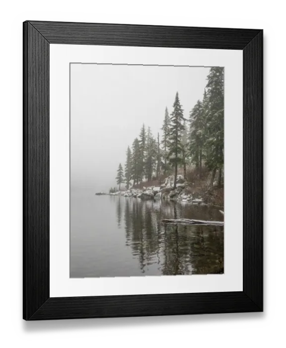 Framed Print : Washington State, Central Cascades. Mason Lake Framed Print : Washington State, Central Cascades. Mason Lake