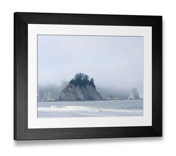Framed Print : Washington State, Olympic National Park, Rialto Beach. James Island Framed Print : Washington State, Olympic National Park, Rialto Beach. James Island