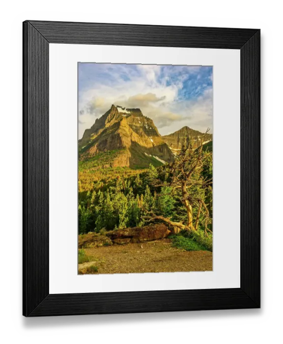 Framed Print : Going-to-the-Sun Road, Glacier National Park Framed Print : Going-to-the-Sun Road, Glacier National Park