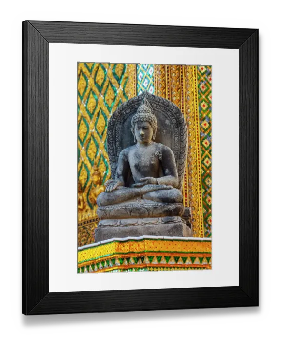 Framed Print : Thailand, Bangkok. Buddha statue at Wat Phra Kaew (Temple of The Emerald Buddha) Framed Print : Thailand, Bangkok. Buddha statue at Wat Phra Kaew (Temple of The Emerald Buddha)