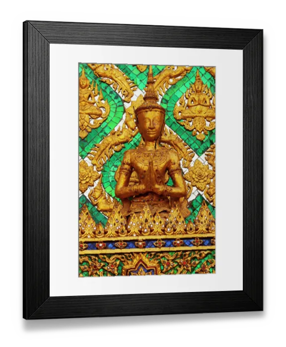 Framed Print : Thailand, Bangkok. Small sculpture detail at Wat Phra Kaew (Temple of The Emerald Buddha) Framed Print : Thailand, Bangkok. Small sculpture detail at Wat Phra Kaew (Temple of The Emerald Buddha)